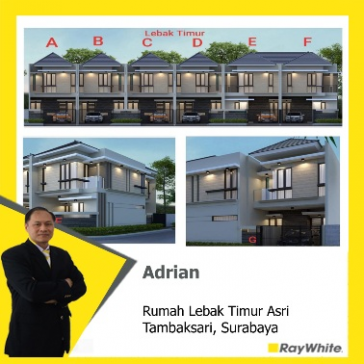 Dijual rumah baru Lebak Timur Asri Surabaya B