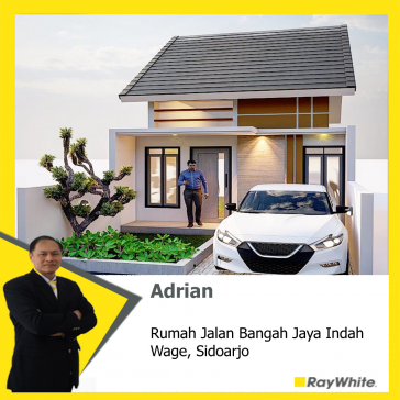 Dijual rumah baru minimalis Bangah Jaya Indah, Wage, Sidoarjo