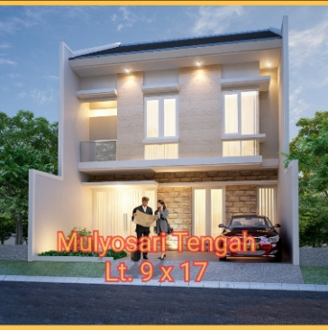 774. Dijual rumah murah New di Mulyosari Tengah, Surabaya Timur  New Project Ready Juli 2020